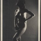 VINTAGE ORIG. DON FROOKS AMATEUR NUDE MODEL ROSE MARIE MARTINELLO PHOTO 3 1/2 x 5 1951 #36