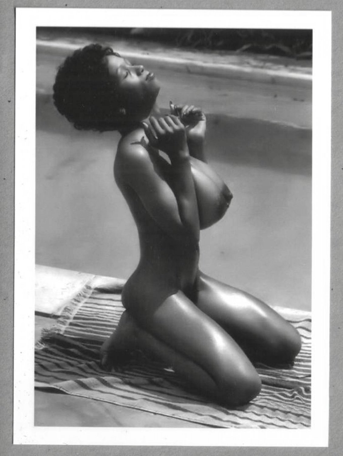 Ebony Model Sylvia McFarland Posed Nude For This Cool Shot. 