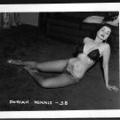 STRIPPER DORIAN DENNIS BUSTY BOSOMY POSE NEW REPRINT 5 X 7 #38