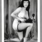 BETTY PAGE TOTALLY NUDE BREASTS NEW REPRINT 5X7  #583