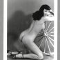 BETTY PAGE TOTALLY NUDE BREASTS REARVU NEW REPRINT 5X7  #577