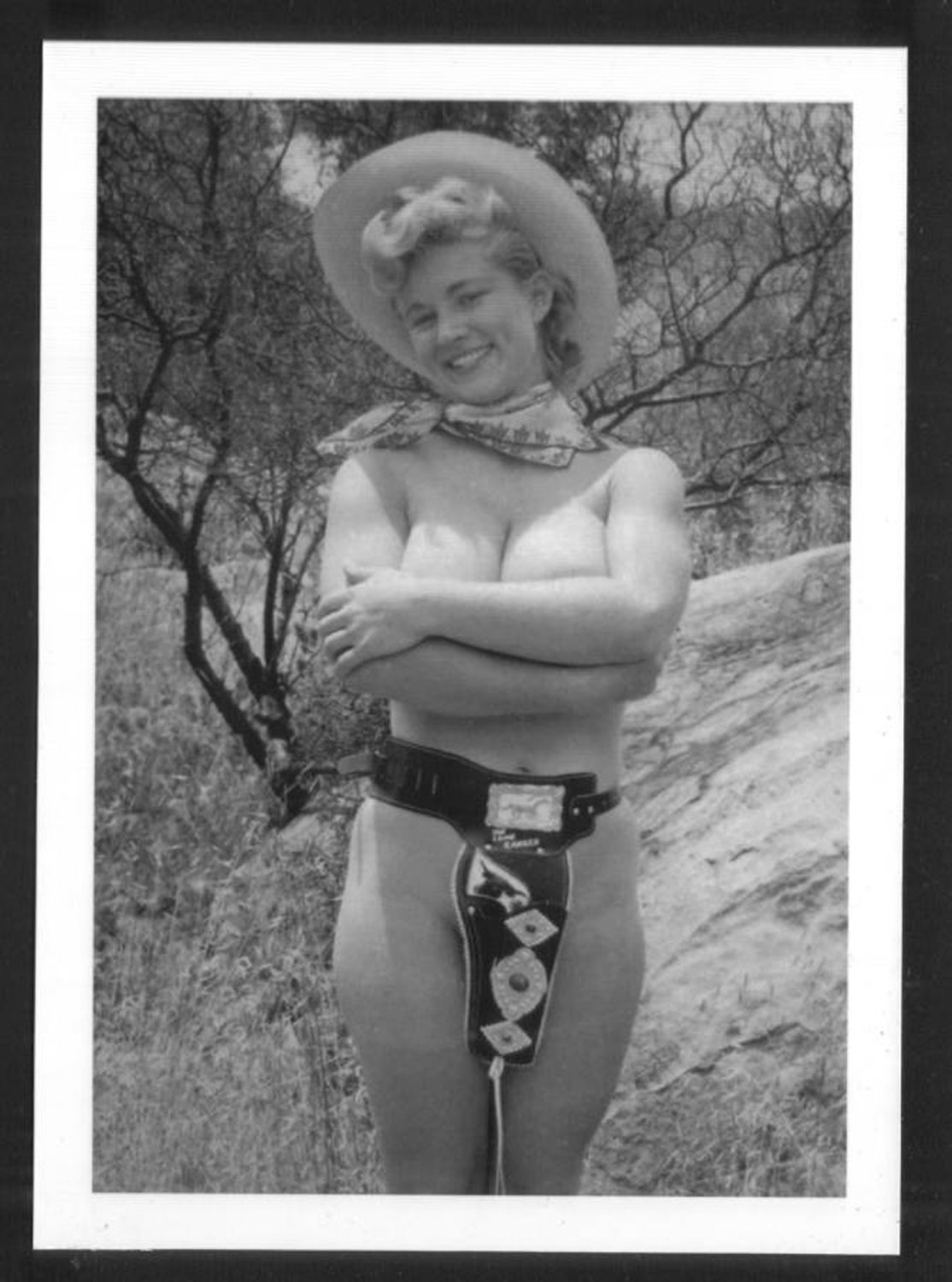 VIRGINIA BELL TOPLESS NUDE HUGE BREASTS NEW REPRINT 5 X 7 #108