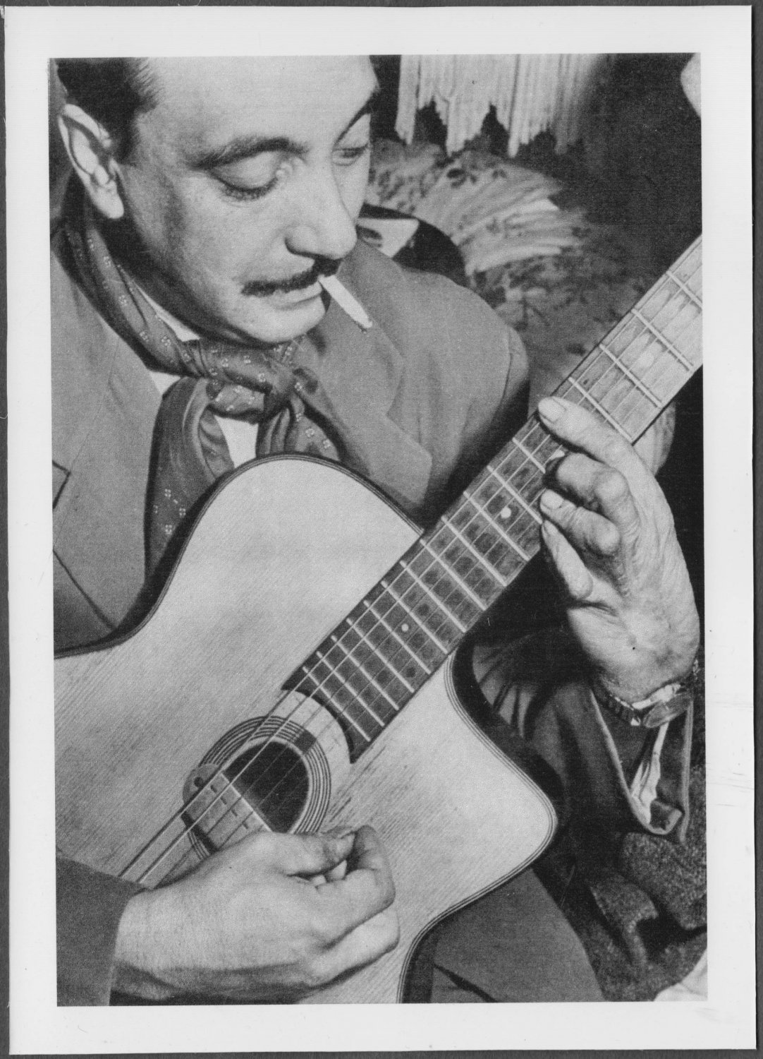 DJANGO RINEHARDT PHOTO NEW REPRINT 5 X 7 #001