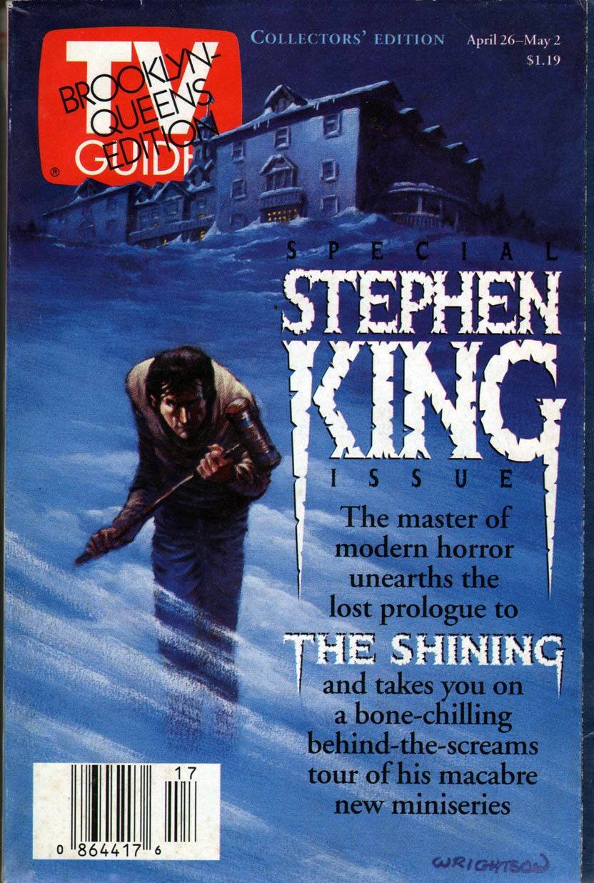TV GUIDE STEPHEN KING ISSUE THE SHINING MINI-SERIES PROLOGUE BEFORE THE PLAY