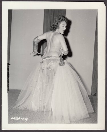 INFAMOUS STRIPPER JADA CONFORTO IRVING KLAW VINTAGE ORIGINAL PHOTO 4X5 ...