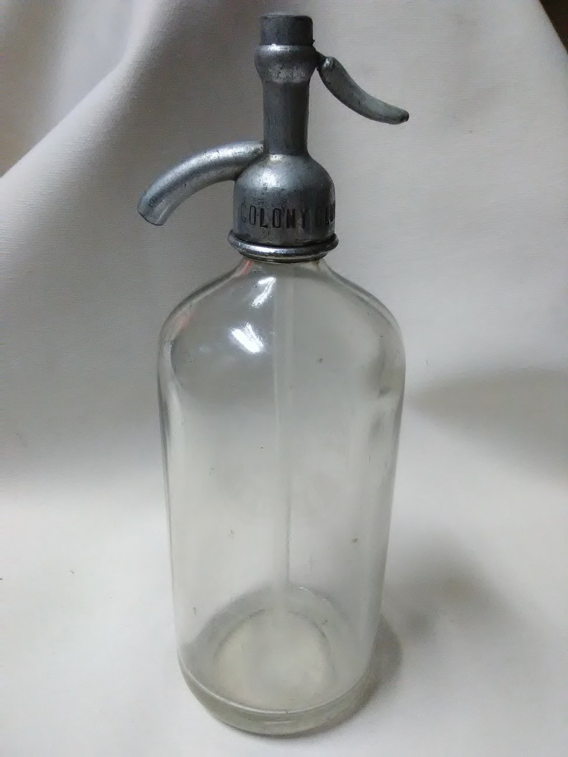 VINTAGE CLEAR SELTZER BOTTLE S. ALTMAN BROOKLYN NEW YORK GREAT CONDITION