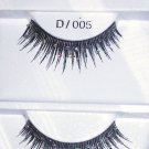 Black eyelashes with glitter
