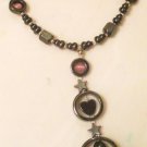 Circles w/heart and star Necklace