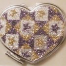 White and silver Mirror with stars