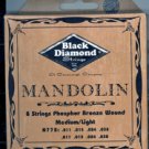 Black Diamond Mandolin Strings/Loop end/Med.