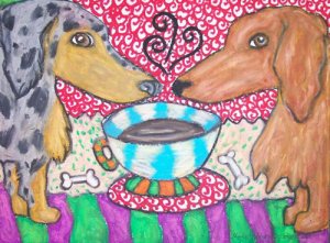 Do Longhaired Dachshunds Have Coffee?