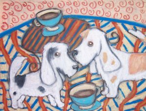 Do PBGVs Have Coffee?