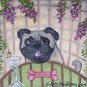 Pug at the Martini Bar