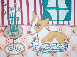 Sitting Room Corgi