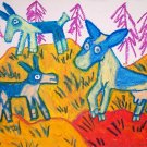 ALPINE Frisk Dairy Goat Giclee Art Print 8.5 x 11 NEW