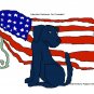 Black Lab for President Dog Art Print
