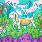 NUBIAN Outnumbered Dairy Goat Giclee Art Print