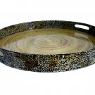Eggshell inlaid laquered tray