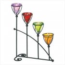 #38648 Jewel-Toned Candleholder