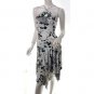 HAUTE RUNWAY BLACK & WHITE DRESS FREE WORLDWIDE SHIPPING