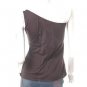 NEW UNIQUE COLLAGE ART DIY ASYMM B&W TOP FREE WORLDWIDE SHIP