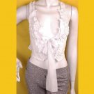 NEW UNIQUE SWAN FAIRY LOW CUT BOW TOP FREE WORLDWIDE SHIPPING