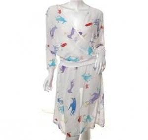 NEW vintage 70s 80s style INDIE ART PRINT DRESS FREE WORLDWIDE SHIPPING