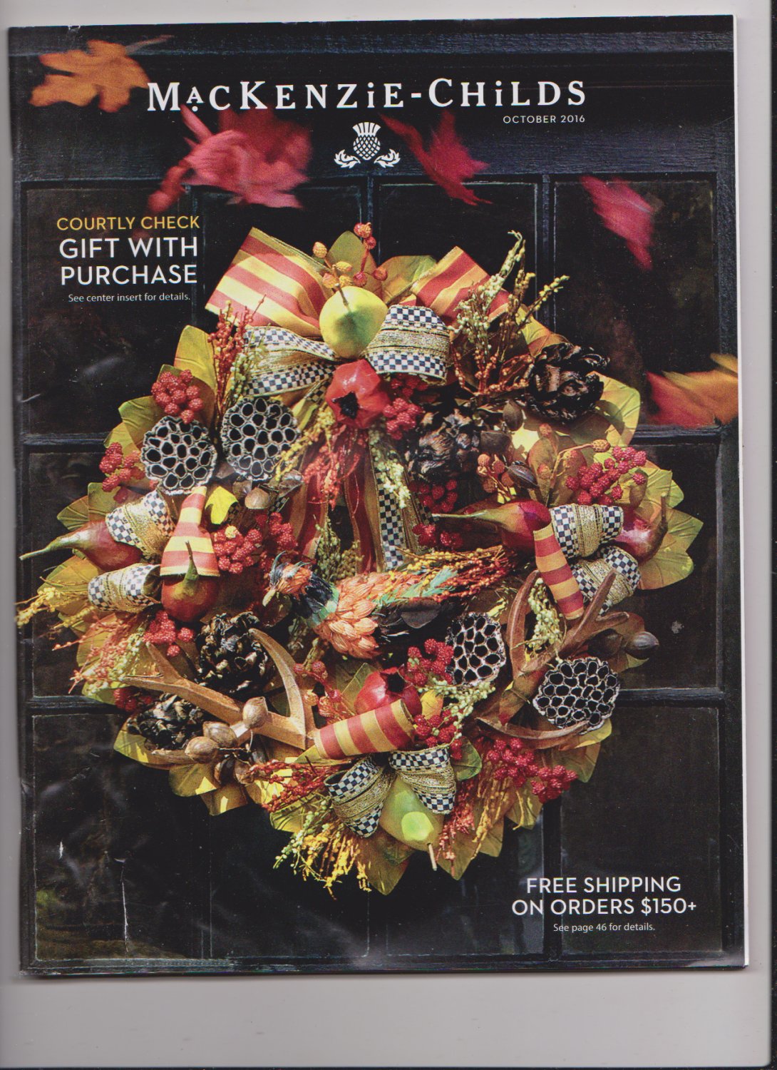 MACKENZIECHILDS CATALOG October 2016Courtly Check Gift With Purchase