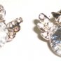 Chic Aves Clear Crystal Stud Earrings
