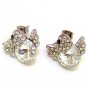 Chic Aves Clear Crystal Stud Earrings