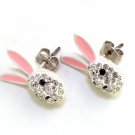Bling Bling Bunny Stud Earrings