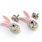 Bling Bling Bunny Stud Earrings