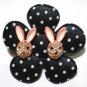 Bling Bling Bunny Stud Earrings