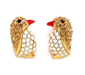 Precious Penguin Stud Earrings