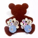 Blue Bubbles Crystal Beads