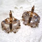 Crystal Buttefly with Leverbacks