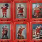 Franklin Mint Set of SIX Coca Cola Santa Limited Fine Porcelain Collector Plates Free Shipping