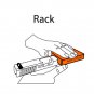 Handi-Racker 2 for Full Sized Pistols (Orange)
