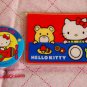 1976 RARE Vintage SANRIO Hello Kitty I.D. Card Case Holder & Button