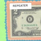 ~ REPEATER ~ $2.00 FRN 3434 4400
