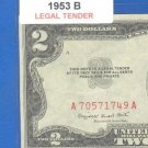 1953b $2.00 Red Seal .... A70571749A 1953b $2.00 Red Seal .... A70571749A