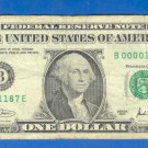 LOW NUMBER== 0000 1187 ==  $1.00 FRN