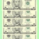 ~~ Series 2001 ~ $5.00 " STAR " frn's ( 5 ) consecutive " K " district ~~ Series 2001 ~ $5.00 " STAR " frn's ( 5 ) consecutive " K " district