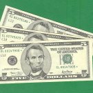 ( 3 ) Series 2001 ~ $5.00 " STAR " frn's " L " district ( 3 ) Series 2001 ~ $5.00 " STAR " frn's " L " district