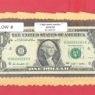 LOW NUMBER==  00000 263 ==$1 FRN