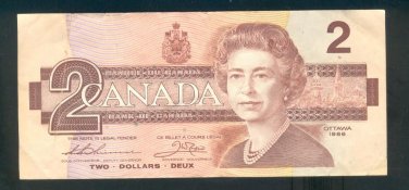 1986  ==  CANADA  ==  TWO DOLLAR =  CBH5743948