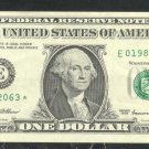 1999 " E " STAR note RUN 1 == E01982063*