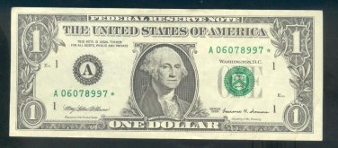 1999 " A " STAR note RUN 2 == A06078997*