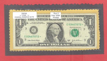2003a " C " STAR== run 2 == only 320K printed = C03467072*