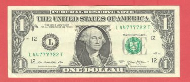 == 44  7777  22   == FANCY SERIAL # ===